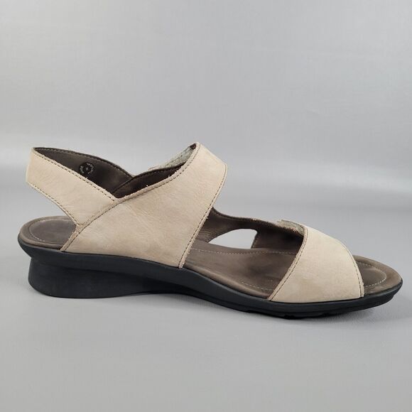 Mephisto Women's Prudy Beige Bucksoft Comfort Sandal Slingback Open Toe Size 10 - Picture 3 of 15